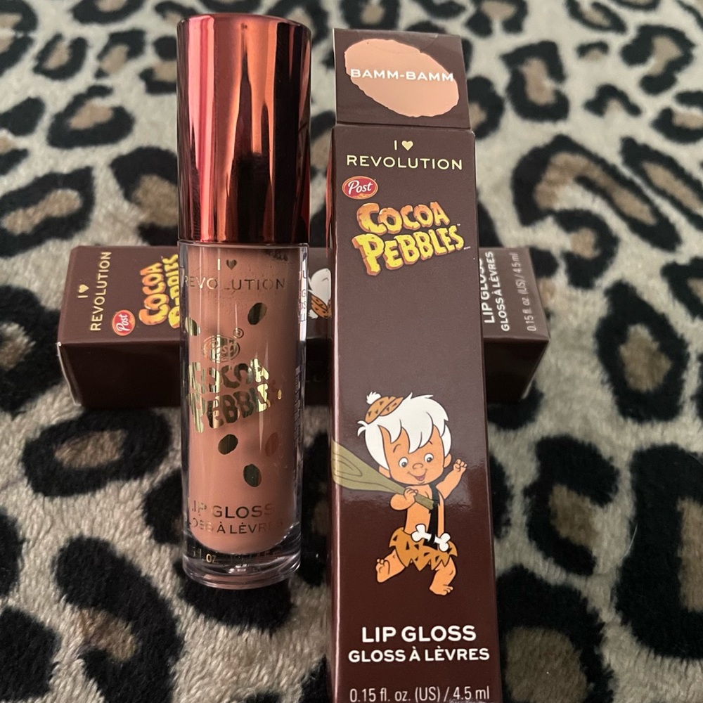 Revolution cocoa pebbles lipgloss